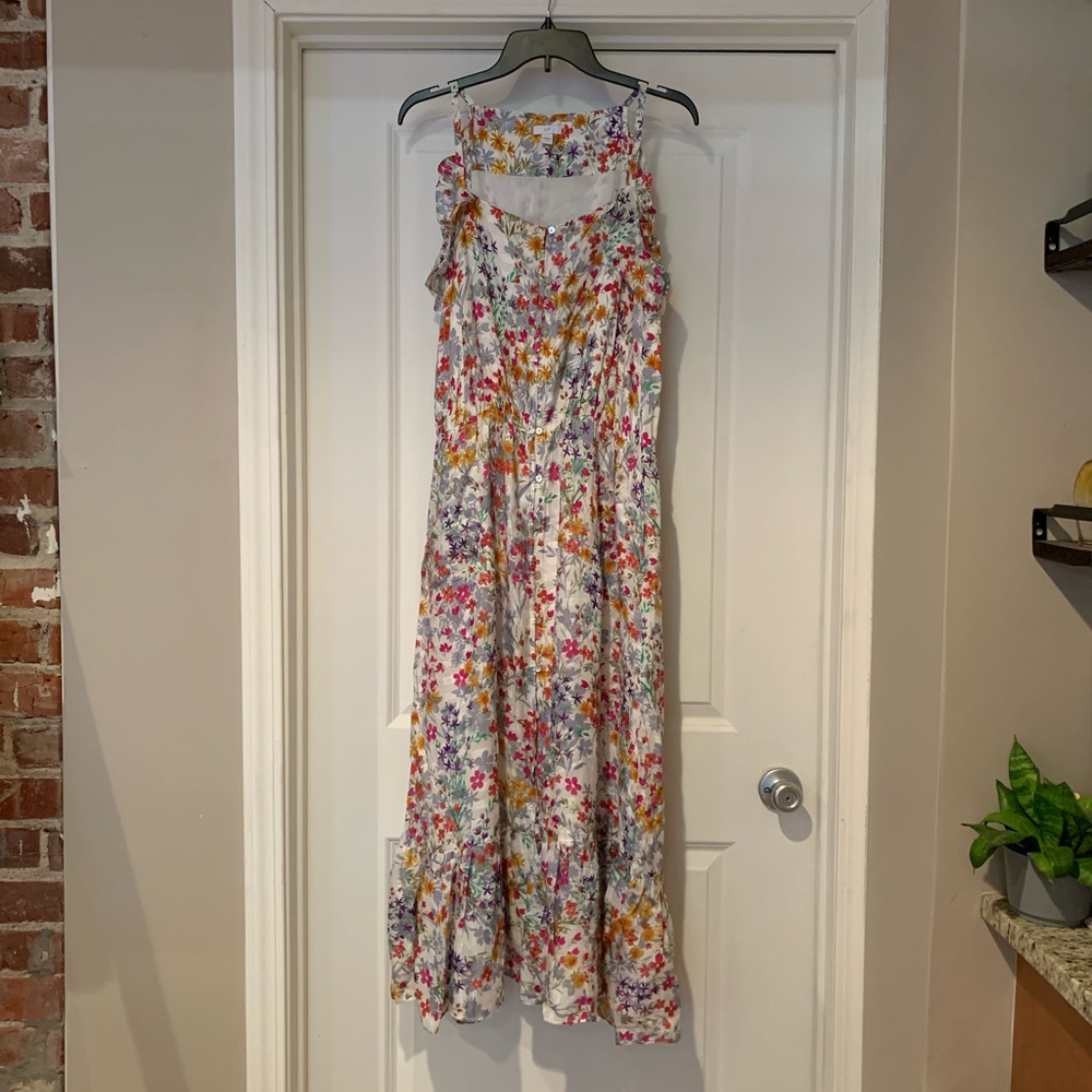 J. Jill Floral Maxi Dress | Womens Size Medium